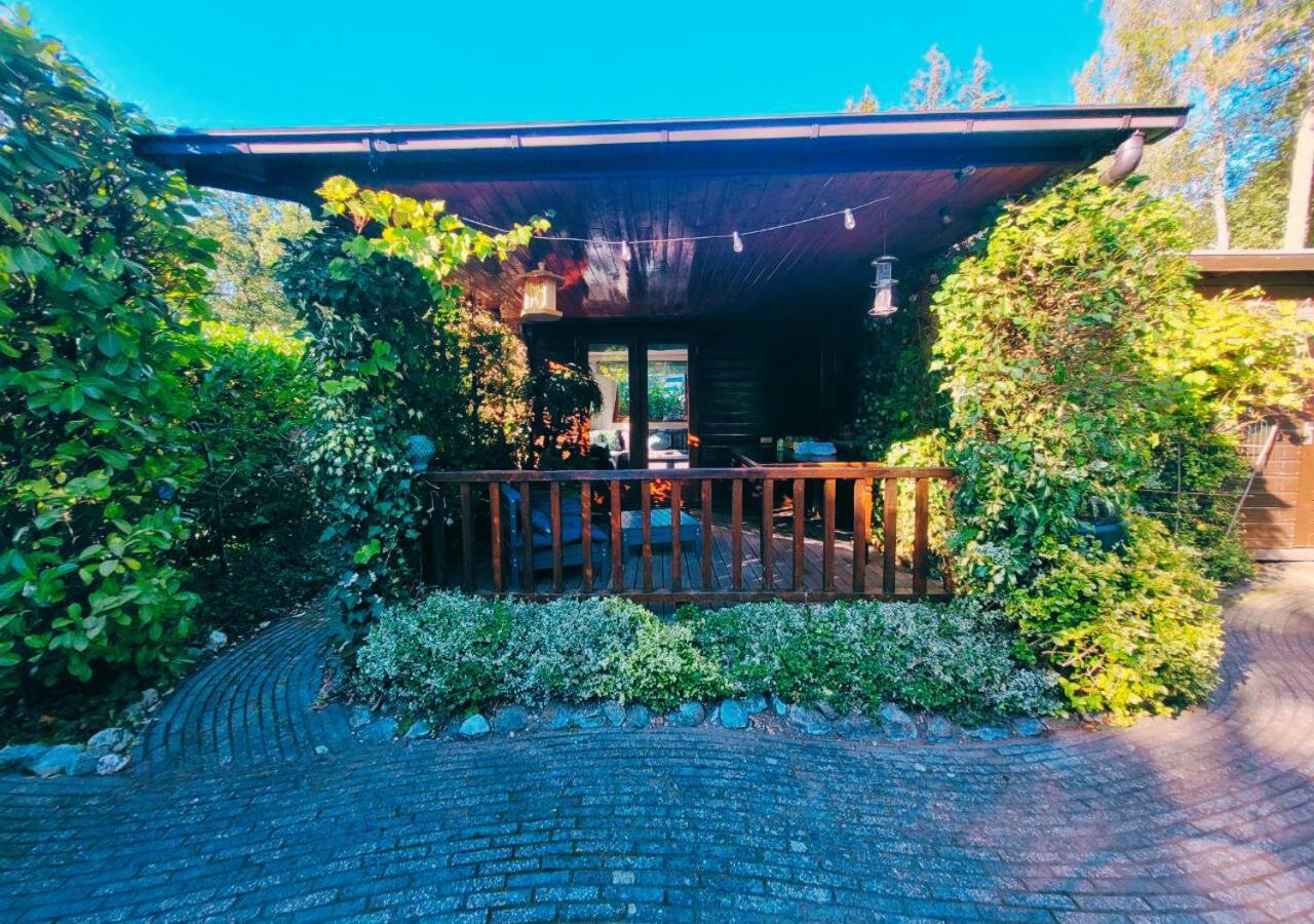 "De Jungle" Chalet Met Veranda Op Ijsselheide Hattemerbroek Veluwe Luaran gambar